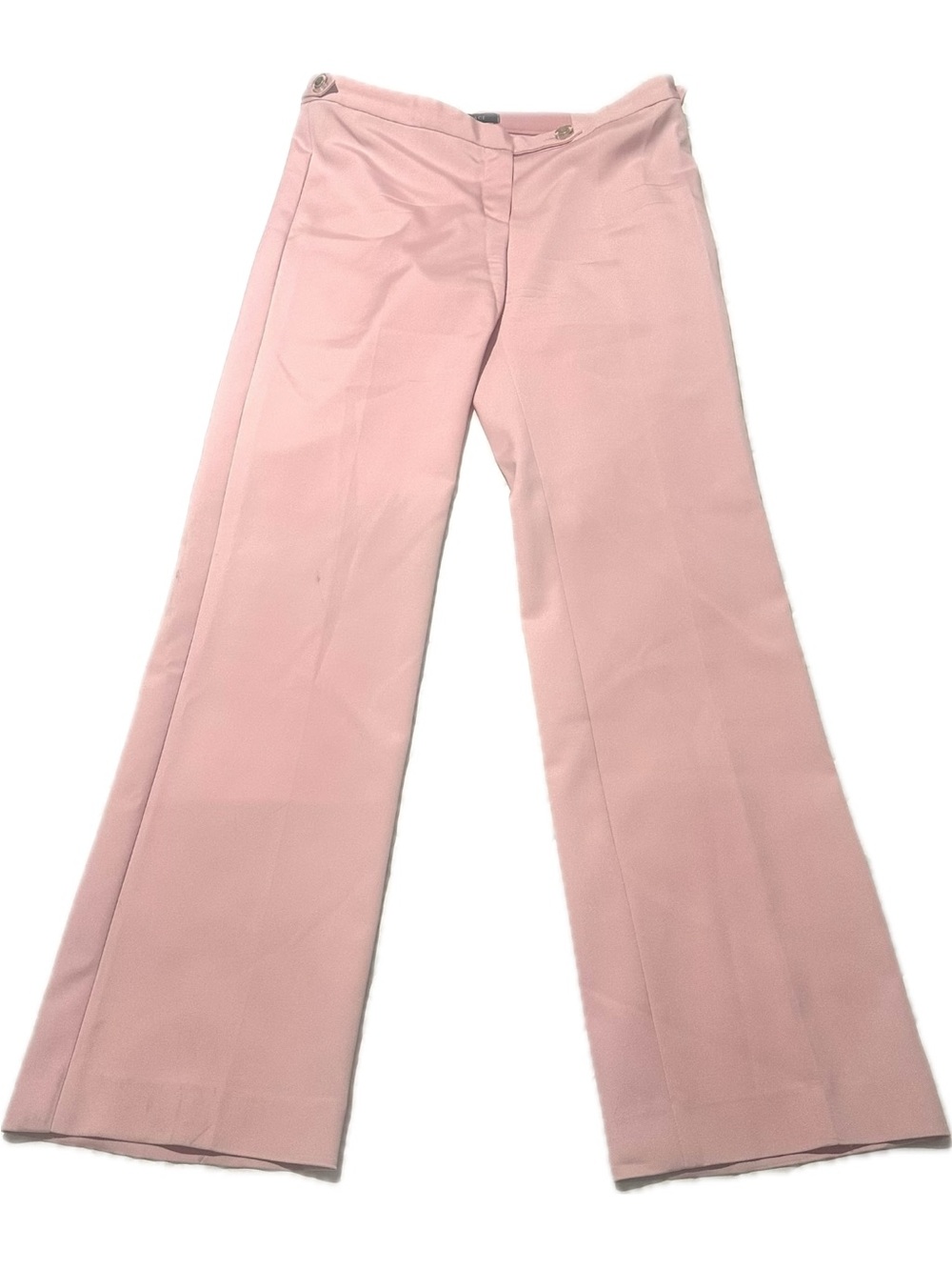 Versace Wide-Leg Light Pink Silk Pants